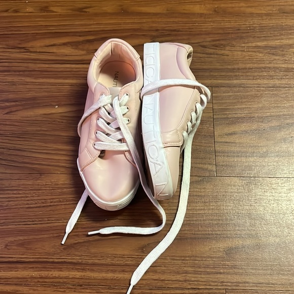Nautica Pastel Pink Sneakers - Picture 2 of 5